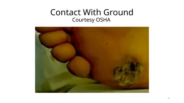 Slide 24: Contact With Ground