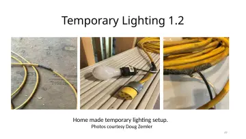 Slide 49: Temporary Lighting 1.2