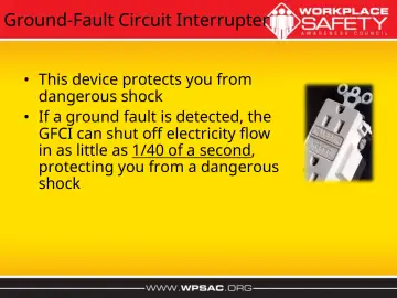 Slide 3: Ground-Fault Circuit Interrupter