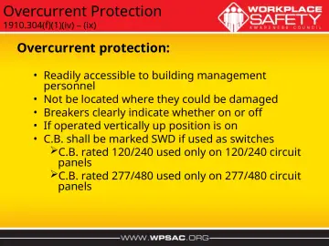 Slide 11: Overcurrent Protection