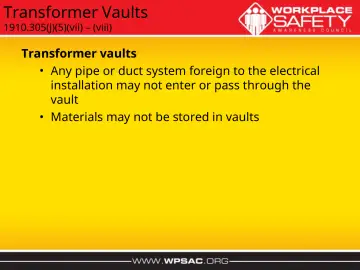 Slide 20: Transformer Vaults