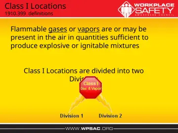 Slide 7: Class I Locations
