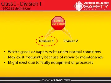 Slide 8: Class I - Division I