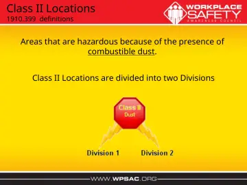 Slide 10: Class II Locations