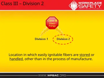 Slide 15: Class III – Division 2