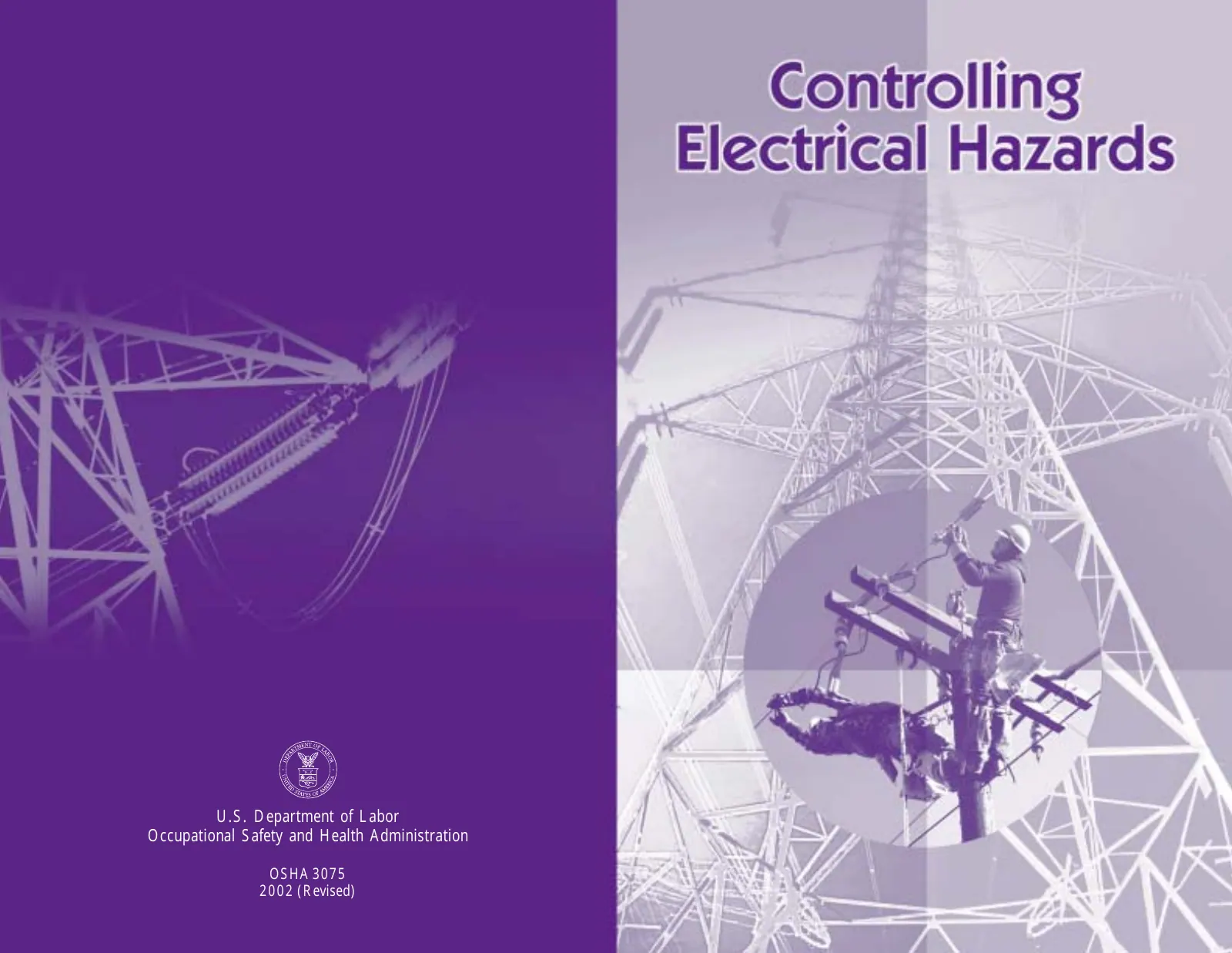 Electrical Hazards: Controlling Electrical Hazards (OSHA 3075), page 1: U.S. Department of Labor