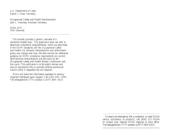 Page 2: U.S. Department of Labor Elaine L. Chao, Secretary