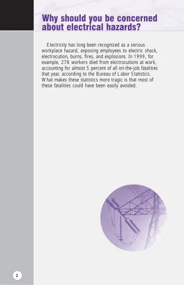 Page 7: Why should you be concerned about electrical hazards?