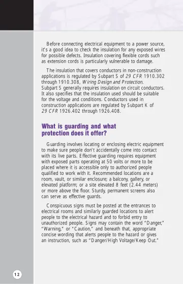 Page 17: What is guarding and what protection does it offer?