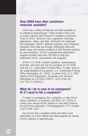 Page 35: Does OSHA have other assistance materials available?