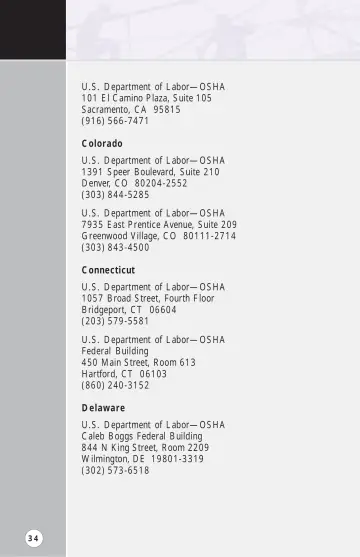 Page 39: U.S. Department of Labor—OSHA