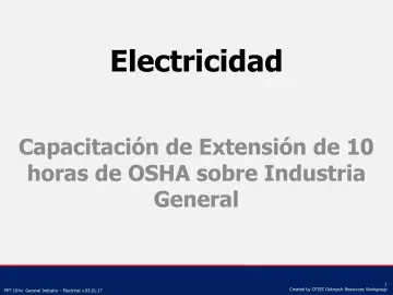 Slide 1: Electricidad