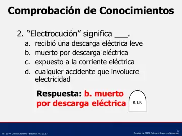 Slide 50: Comprobación de Conocimientos