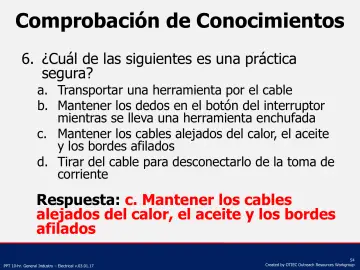Slide 54: Comprobación de Conocimientos