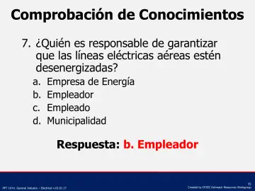Slide 55: Comprobación de Conocimientos