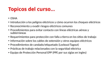 Slide 3: Topicos del curso…