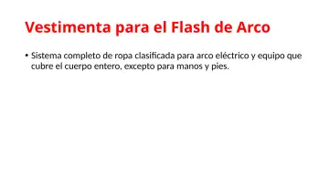 Slide 10: Vestimenta para el Flash de Arco