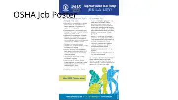 Slide 23: OSHA Job Poster