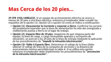 Slide 48: Mas Cerca de los 20 pies…