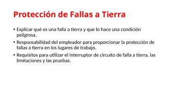 Slide 58: Protección de Fallas a Tierra