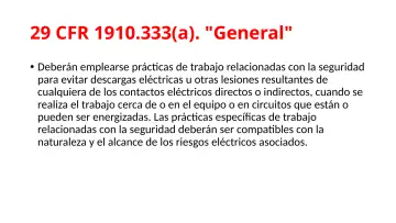 Slide 88: 29 CFR 1910.333(a). "General"