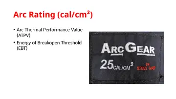 Slide 12: Arc Rating (cal/cm²)