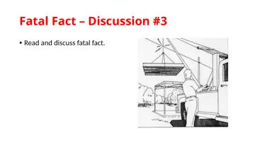 Slide 57: Fatal Fact – Discussion #3