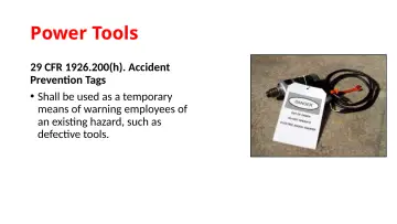 Slide 79: Power Tools
