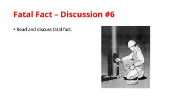 Slide 114: Fatal Fact – Discussion #6