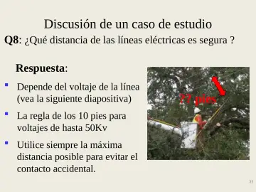 Slide 35: Discusión de un caso de estudio