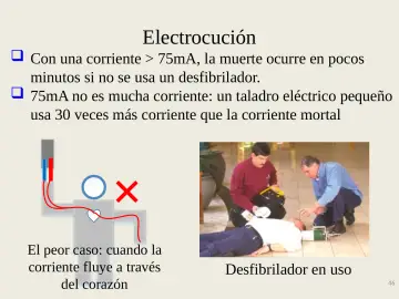 Slide 46: Electrocución