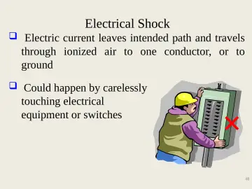 Slide 48: Electrical Shock