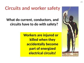 Slide 25: Circuits and worker safety