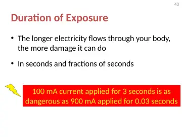 Slide 43: Duration of Exposure
