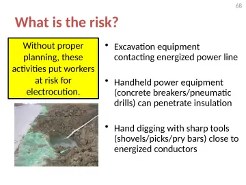 Slide 68: What is the risk?