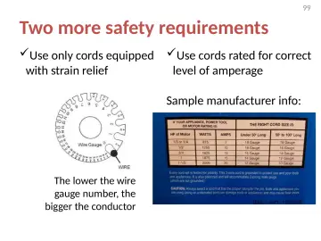 Slide 99: Two more safety requirements