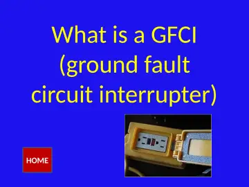 Slide 38: What is a GFCI