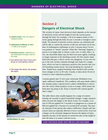 Page 14: Section 2 Dangers of Electrical Shock