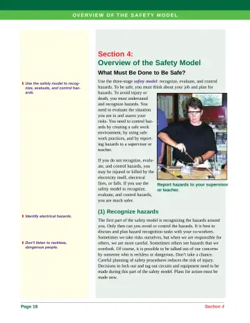 Page 26: Section 4: Overview of the Safety Model