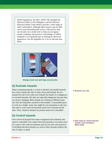Page 27: OSHA regulations, the NEC, NFPA 70E Standard for Electrical Safety in the Workplace, and…