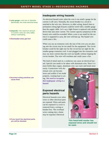 Page 32: Inadequate wiring hazards