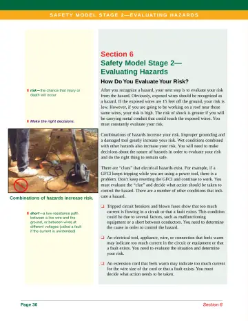 Page 44: Section 6 Safety Model Stage 2— Evaluating Hazards