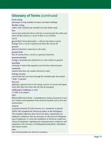 Page 85: Glossary of Terms (continued)