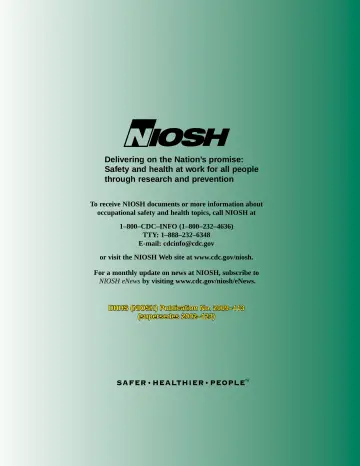 Page 92: Delivering on the Nation’s promise: Safety and health at work for all people through…