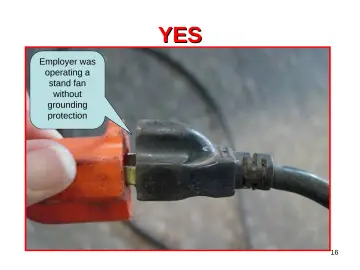 Slide 16: YES