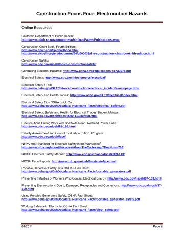 Page 6: Online Resources
