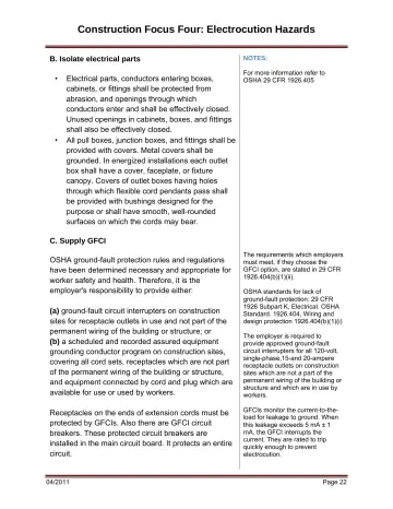 Page 28: Electrical parts, conductors entering boxes,