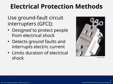 Slide 34: Electrical Protection Methods
