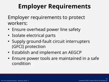 Slide 45: Employer Requirements