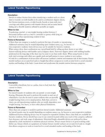 Page 23: Lateral Transfer; Repositioning